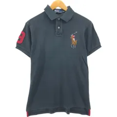 古着 ラルフローレン Ralph Lauren POLO by Ralph Lauren CUSTOM FIT ビッグポニー 半袖 ポロシャツ メンズM相当/eaa551537