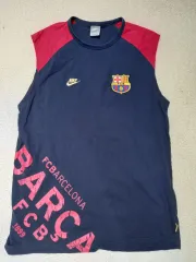 [レア] Nike FC Barcelona ノースリーブシャツ メッシ バルサ レア] Nike FC Barcelona ノースリーブシャツ メッシ バルサ