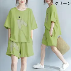ジャージ セットアップ レディース 春 夏 ジャージ上下セット Tシャツ 半袖 パ ンツ 運動服 部屋着 韓国風 カジュアル お洒落 着痩せ 新品#mjsho20713