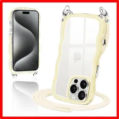 【匿名配送】 iPhone15 Pro_イエロー iPhone15 Pro ケース ショルダー クリア カバー いphone15プロ スマホケース 創意 個性 