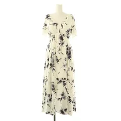 ジェラートピケ gelato pique リリーモチーフドレス ワンピース 花柄 ルームウェア 部屋着 パジャマ F 白 紫 /MI ■OS