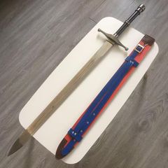 ドラゴンボール トランクス勇者の剣 高硬度ステンレス刃 × 合成革鞘 全長 110cm 重量 1.6kg 劇中デザイン完全再現 コスプレ・ディスプレイ用