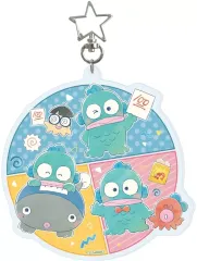 【中古】キーホルダー 01.ハンギョドン周年デザイン(グラフアートイラスト) 星型ナスカン付きデカアクリルキーホルダー 「はぴだんぶい」