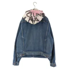 CELINE (セリーヌ) 23AW ユニオンウォッシュ デニム タイダイ フード付きトラッカージャケット インディゴ/マルチ 2Q660930F.07UWのサムネイル