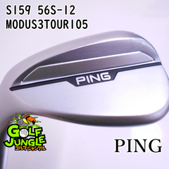 【中古】レフティーウェッジ ピン S159 56S-12 MODUS3TOUR105 S 56 ウエッジ スチールシャフト おすすめ メンズ 左 [7719]