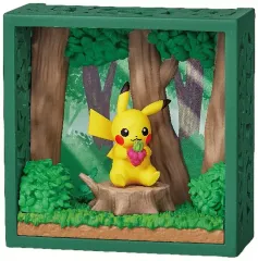 【中古】トレーディングフィギュア 3.ピカチュウ 「ポケットモンスター ポケモンフレーム 深緑の森」