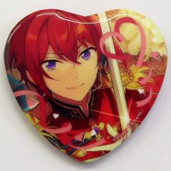 あんさんぶるスターズ あんスタ ホワイトデー ハート缶バッジ 月永レオ