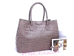 レザージュエルズ　2WAY 牛革クロコダイル押型ショルダーバッグ 美品/ LEATHERJEWELS レザージュエルズ クロコダイル ショルダー