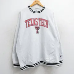 XL/古着 長袖 チャンピオン Champion リバースウィーブ メンズ テキサステック クルーネック 薄グレー 霜降り 25mar17 中古 スウェット ス