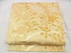 平和屋着物■六通柄袋帯　菊花文　金糸　逸品　n-me1252