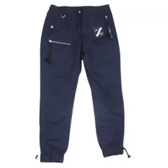 NUMBER(N)INE ナンバーナイン エンブレムワッペン付き 裾ジップ パラシュート パンツ ネイビー系 4【中古】のサムネイル