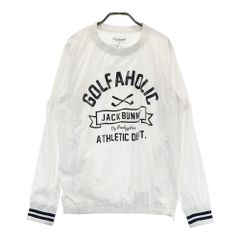 美品】【ブラックアンドホワイト】ゴルフウェア スウェット XL 白【G47