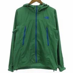 ザノースフェイス THE NORTH FACE 美品 エボリューションジャケット EVOLUTION JACKET NP21540 ウインドブレーカー ブルゾン ナイロンパーカー 緑 グリーン L