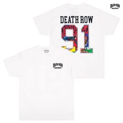 DEATH ROW RECORDS × SNOOP DOGG DOGGYSTYLE 91 Tシャツ【WHITE】(L・XL・2XL)(デスロウレコード スヌープドッグ SNOOP DOGG)