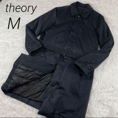 theory セオリー　ロングコート　ダウンライナー　ベルト付き　ブラック　M