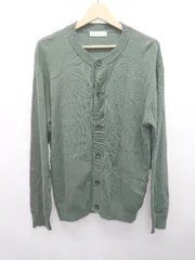 ◇ ⊇ SENSE OF PLACE by URBAN RESEARCH センス オブ プレイス 長袖 カーディガン サイズM グリーン メンズ E  【1505290034098】