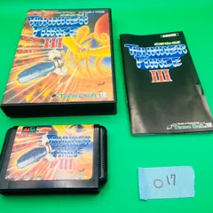 【当時品・美品】THUNDER FORCE  サンダーフォースⅢ（3） サンダーフォースⅢ | メガドライブミニ | セガ