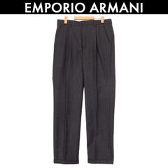 アルマーニ タックウールパンツ メンズ エンポリオアルマーニ EMPORIO ARMANI グレー サイズ 46 中古 コンディション C