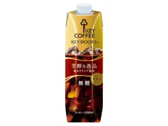【公式】リキッドコーヒー 天然水 無糖 6本セット 1000ml キーコーヒー (D)のサムネイル