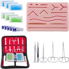 JPSpiritus 縫合練習キット 縫合セット 縫合キット 手術練習 医療練習キット