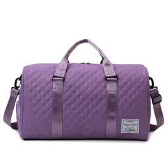 ☆ ライトパープル ☆ ボストンバッグ 旅行バッグ mmbbag4k ボストンバッグ 大容量 旅行 旅行バッグ 旅行バック ボストンバック 旅行かばん マザーズバッグ マザーズバック キルト 軽量 軽い ジム ヨガ スポーツ レディース メンズ 男女兼用