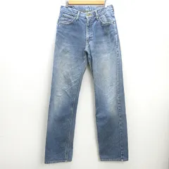 H■日本製■リー/LEE U.S RIDERS 1014 ストレートデニムパンツ ジーンズ【31×33】MENS■35【中古】