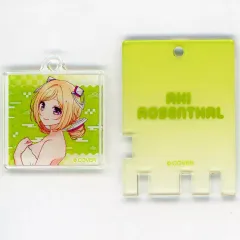 【中古】キーホルダー アキ・ローゼンタール(等身) 「バーチャルYouTuber ホロライブ×極楽湯・RAKU SPAコラボ第六弾 フロライフ トレーディング銭湯錠風キーホルダー」