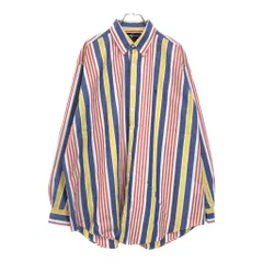 RALPH LAUREN ラルフローレン BLAIRE ボタンダウン 長袖シャツ ストライプ マルチカラー(メンズ XL)中古 古着 U7443