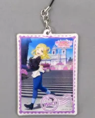 【中古】ストラップ(キャラクター) 小原鞠莉 クリーナーストラップ 「ラブライブ!サンシャイン!! The School Idol Movie Over the Rainbow 劇場公開記念キャンペーン」 UFOキャッチャー利用特典