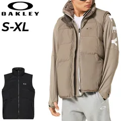 オークリー 中綿ベスト メンズ OAKLEY Enhance Insulation Vest 1.7  防風 はっ水   中わた パデッドベスト メンズウェア ウエア 服   スポーツMIX 黒 ブラック ブラウン系 ベージュ  トップス/FOA408266
