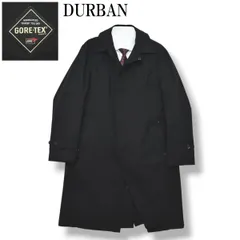 【防水】 ダーバン DURBAN ダウンライナー付き ゴアテックス GORE-TEX ステンカラーコート ビジネス フォーマル 通勤 LL ブラック メンズ