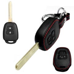 トヨタ 牛本革 レザー キーケース キーカバー キーホルダー ストレートキー アクア ハイエース200系 ノア80系 サクシード NCP165V プロボックス NCP160V ラクティス ヴィッツ ルミオン スペイド カローラフィールダー スバル トレジア