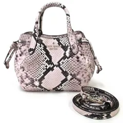 【新品 未使用】Kate spade ケイトスペード アウトレット  バッグ ダンプリング クロコダイル柄 ミニ サッチェル ショルダーバッグ ハンドバッグ 2Way KK094 960