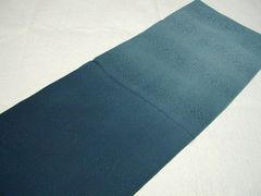 【訳あり】帯揚げ 正絹 綸子 ネイビー系 ぼかし 小紋 訪問着 色無地 付下げ 小物 着付け小物