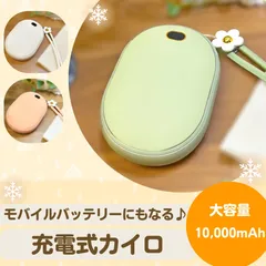 【10％OFF】モバイルバッテリーになる充電式カイロ