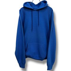 【Rare Color】 90's Fruit of the Loom Made in USA Sweat Parka Blue 90s 90年代 フルーツオブザルーム 無地スウェット 無地パーカー ブランクスウェット 古着 ヴィンテージ vintage