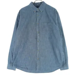 Banana Republic バナナリパブリック 長袖 デニムシャツ M ブルー メンズ 古着