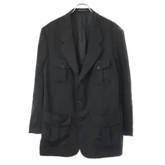 Y's for men ワイズ フォーメン 24AW GABARDINE 4-POCKET 3-BUTTON JACKET ウールギャバジン4ポケットジャケット MO-J21-100 ブラックう 3のサムネイル