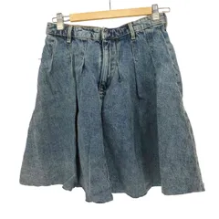 ザラ ZARA デニムプリーツスカート レディース  XS