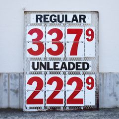 【Gas Station Price Sign (2)】ビンテージ ガソリンスタンド プライスサイン 看板 ヴィンテージ アメリカン雑貨 ガレージ オイル 輸入品 レーシング