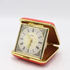 稼動品　70s シチズン　CITIZEN アラーム付き手巻き置き時計　R 稼動品 70s シチズン CITIZEN アラーム付き手巻き置き時計 R
