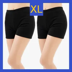 【新品・XL2枚セット】暖かい　温い　秋冬　裏起毛 OLULU マイクロミニパンツ インナーパンツ レディース 2枚組