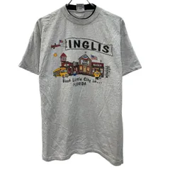 BAY SIDE 半袖 プリントTシャツ XL グレー系 ベイサイド プルオーバー レイヤードネック 90's 90年代 古着卸 アメリカ仕入 a707-5045