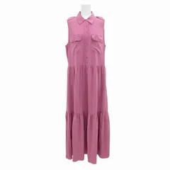 エキプモン EQUIPMENT FEMME 近年 シャツワンピース ロング ノースリーブ S ピンク /HD 0911 IBO55のサムネイル