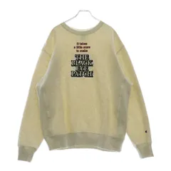 THE BLACK EYE PATCH (ブラックアイパッチ) ×Champion REVERSE WEAVE チャンピオン リバースウィーブ クルーネックスウェットトレーナー グレー C8-W046