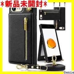 YIHARA iPhone 6/6S/7/8 iPhone SE ケース手帳型 iphone SE 2020/ SE 2022スマホ ケース 財布型 iPhone 6/6S/7/8 iPhone SE 2020/2022適用 携帯ケース 可能 ブラック 13