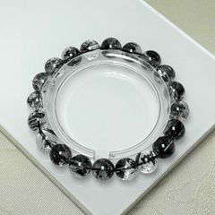 虹が宿る】ブラックエレスチャル 9.5㎜｜透明感あふれる神秘の 