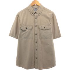 古着 カーハート Carhartt RELAXED FIT ボタンダウン 半袖 ワークシャツ メンズM相当/eaa560704
