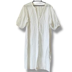 TS-57 ロングシャツ 羽織り Mサイズ シンプル 春 夏 上着 シアー