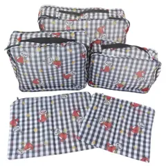 【メール便】ムーミン 旅行ポーチ トラベルポーチ5点セット お気に入り 北欧 カミオジャパン 小物入れ 整理 収納 キャラクター グッズ 